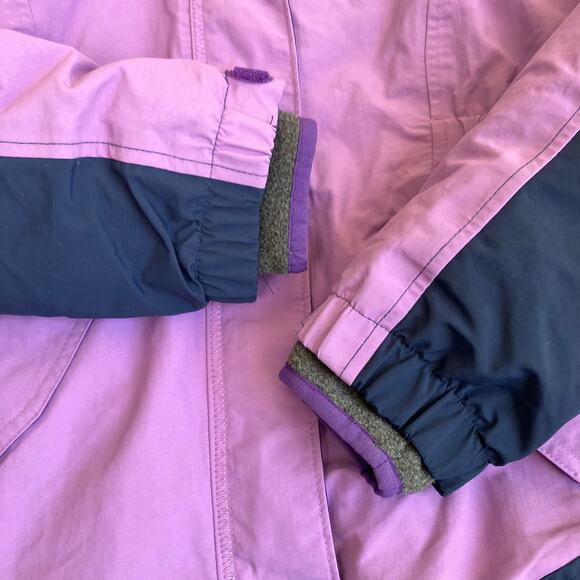 Lands’ End Girls Sz 14 Grow Along Purple Winter Jacket Waterproof Windproof - Picture 14 of 16